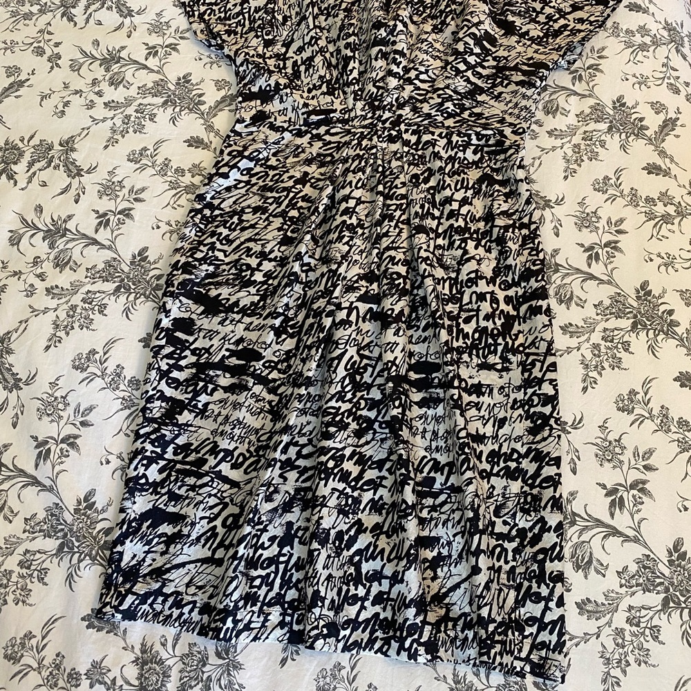 Massimo Favola 100% Silk Dress Made in Italy Size 12 - Picture 2 of 9